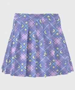 In Control Clothing Magic Moon Star Pleated Skirt