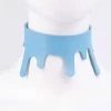 In Control Clothing Melting Blizzard Blue Choker Necklace