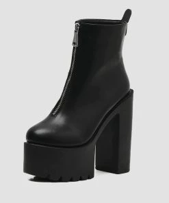 In Control Clothing Midnight Lover Zip Up Ankle Heels Bestsellers