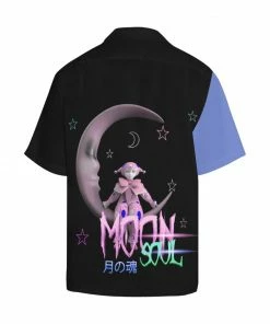 In Control Clothing Moon Soul Blue & Black Shirt Tops