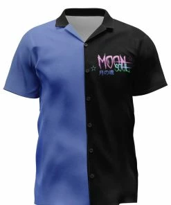 In Control Clothing Moon Soul Blue & Black Shirt Tops