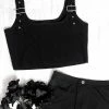 In Control Clothing Bestsellers Moonlight Buckle Crop Top