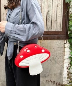 In Control Clothing Mushroom Weirdcore Chain Crossbody Bag Bestsellers