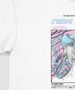 In Control Clothing New World Cyberpunk Anime Graphic T-Shirt Bestsellers