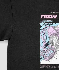 In Control Clothing New World Cyberpunk Anime Graphic T-Shirt Bestsellers