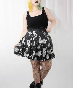 In Control Clothing New In Night Reading Pleated Skirt