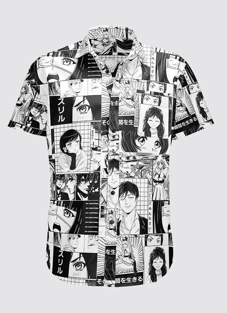 In Control Clothing No Drama Manga Pattern Shirt Bestsellers 3 In Control Clothing No Drama Manga Pattern Shirt Bestsellers