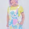 In Control Clothing Pastel Cow Print Overalls Bestsellers