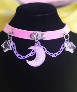 In Control Clothing Bestsellers Pastel Galaxy Chain Choker Necklace