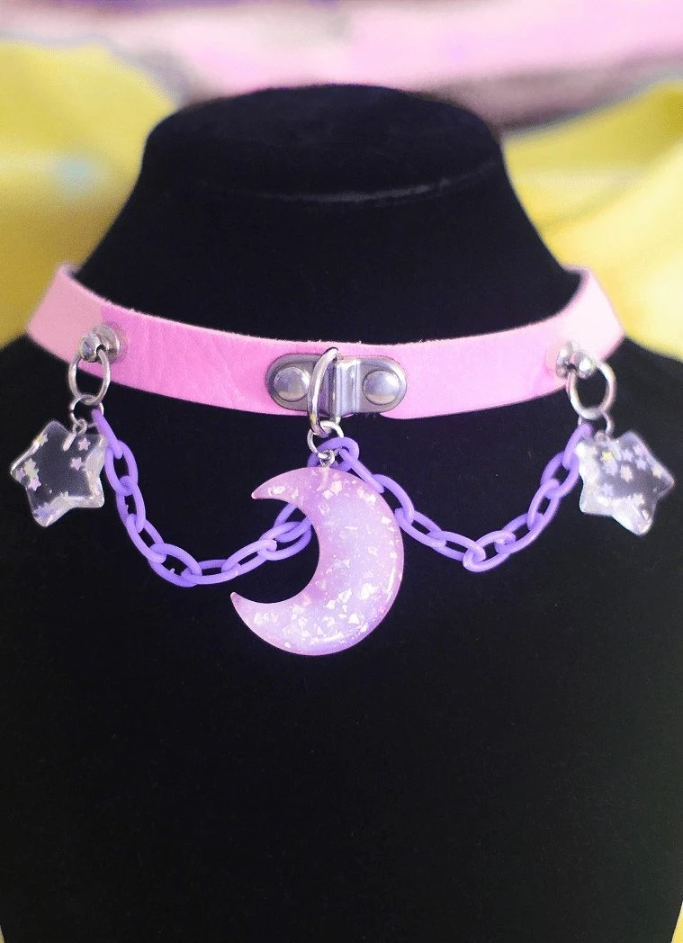 In Control Clothing Bestsellers Pastel Galaxy Chain Choker Necklace 3 In Control Clothing Bestsellers Pastel Galaxy Chain Choker Necklace