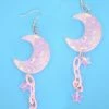 In Control Clothing Pastel Galaxy Moon Earrings 2 In Control Clothing Pastel Galaxy Moon Earrings