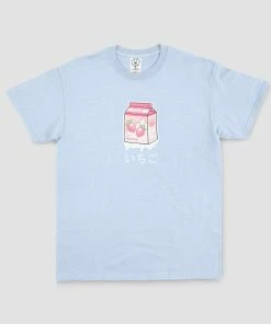 In Control Clothing Pastel Strawberry Milk Carton T-Shirt