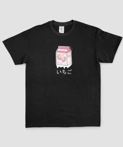 In Control Clothing Pastel Strawberry Milk Carton T-Shirt