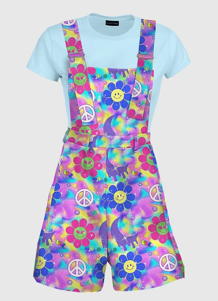 In Control Clothing Peace & Love Overalls 3 In Control Clothing Peace & Love Overalls