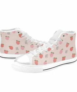 In Control Clothing Bestsellers Peach Pattern Women's Classic High Top Shoes 7 In Control Clothing Bestsellers Peach Pattern Women's Classic High Top Shoes