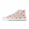 In Control Clothing Bestsellers Peach Pattern Women's Classic High Top Shoes