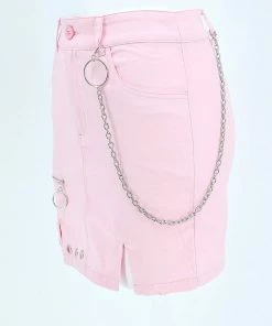 In Control Clothing Skirts Pink Aesthetic Mini Skirt