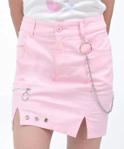 In Control Clothing Pink Aesthetic Mini Skirt