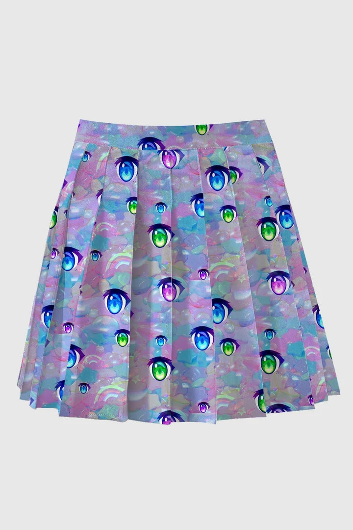 In Control Clothing Plus Anime Eye Pattern Pleated Skirt Bestsellers 3 In Control Clothing Plus Anime Eye Pattern Pleated Skirt Bestsellers