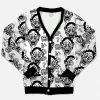 In Control Clothing Bestsellers Plus Japanese Hannya Mask Cardigan