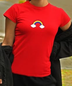 In Control Clothing Primary Color Rainbow Women's Tee