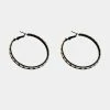 In Control Clothing Printed Hoop Earrings Jewelry