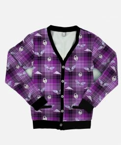 In Control Clothing Purple Plaid Weirdcore Cardigan Bestsellers