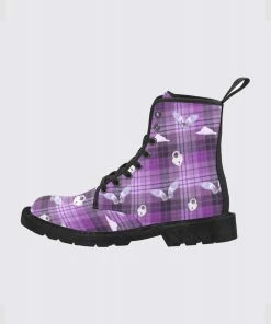 In Control Clothing Bestsellers Purple Weirdcore Eye Women's Combat Boots