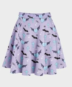 In Control Clothing New In Queen Darkness Flared Skirt