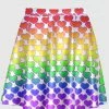 In Control Clothing Rainbow Heart White Skirt Bestsellers