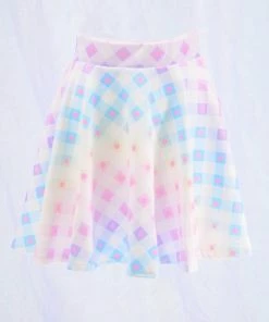 In Control Clothing New In Rainbow Passion Flared Skirt