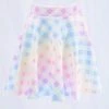 In Control Clothing Rainbow Passion Flared Skirt