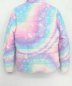 In Control Clothing Rainbow Pixel Puffer Jacket