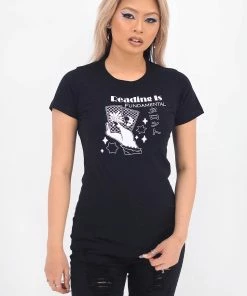 In Control Clothing Reading Is Fundamental Graphic Tee