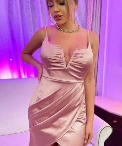 Trendsi Satin Spaghetti Strap Tulip Hem Dress Bestsellers 11 Trendsi Satin Spaghetti Strap Tulip Hem Dress Bestsellers