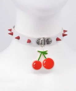 In Control Clothing Sour Cherry Choker Necklace