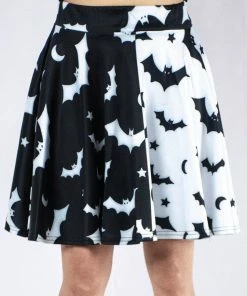In Control Clothing Split Bat Flare Skirt
