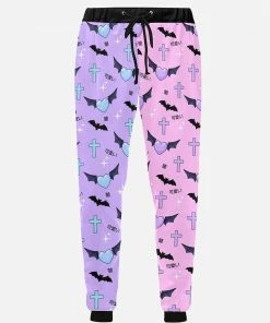 In Control Clothing Bestsellers Split Bat Heart Pattern Unisex Joggers