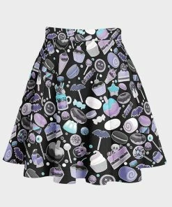 In Control Clothing Bestsellers Spooky Treat Flared Skirt