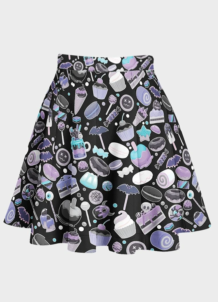 In Control Clothing Bestsellers Spooky Treat Flared Skirt 3 In Control Clothing Bestsellers Spooky Treat Flared Skirt
