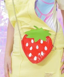 In Control Clothing Strawberry Fruit Kawaii Crossbody Purse