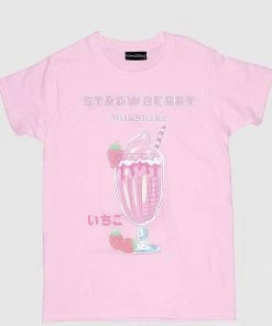 In Control Clothing Bestsellers Strawberry Milkshake Graphic T-shirt