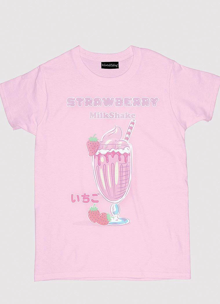 In Control Clothing Strawberry Milkshake Graphic T-shirt 3 In Control Clothing Strawberry Milkshake Graphic T-shirt
