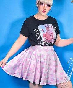 In Control Clothing Strawberry Pattern Skirt