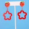 In Control Clothing Accessories Strawberry Star Earrings