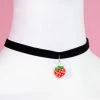 In Control Clothing Strawberry Velvet Choker Necklace Bestsellers