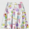 In Control Clothing New In Sugar Galaxy White Flare Skirt
