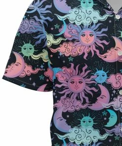 In Control Clothing Sun And Moon Hawaiian Shirt