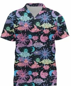 In Control Clothing Sun And Moon Hawaiian Shirt