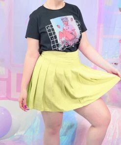 In Control Clothing New In Sunny Yellow Pleated Skirt